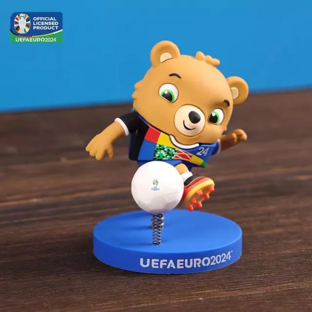 THE OFFICIAL UEFA Euro 2024 Albärt Mascot Ornament Shaking Head Doll