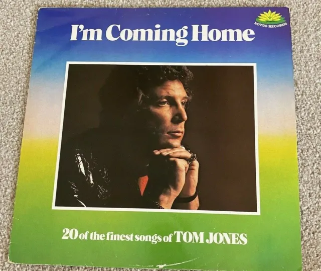 Vinyl Tom Jones I'm Coming Home 12 Zoll LP Musikalbum