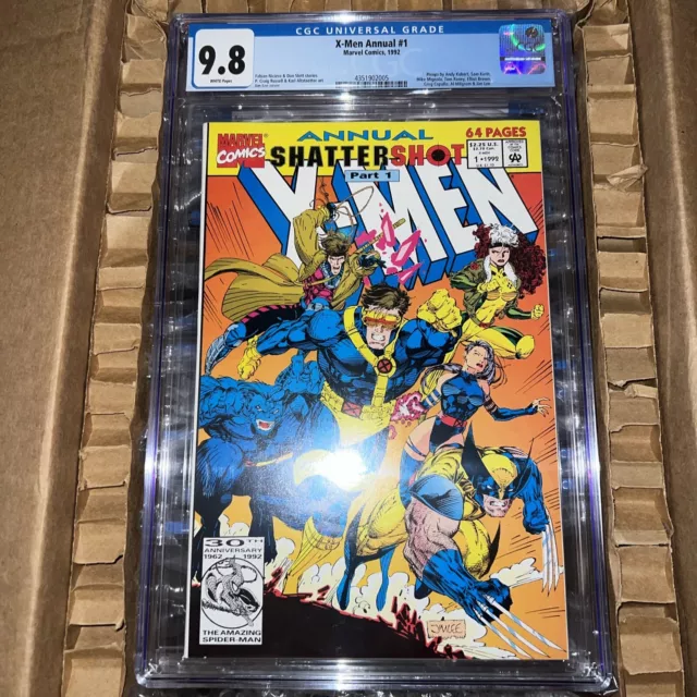 X-Men Annual #1 CGC 9.8 NM/MT Classic Jim Lee Cover! Marvel 1992