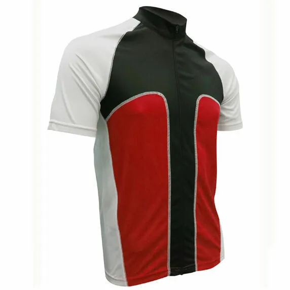 Mens Ventou "Division" Black/Red/White Cycling Jersey Size M New W/Tags RRP $90