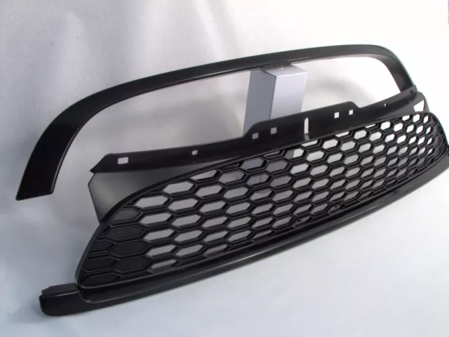 SCHWARZER KÜHLER GRILL NUR für MINI COOPER S / R55 CLUBMAN R56 R57 Cabrio