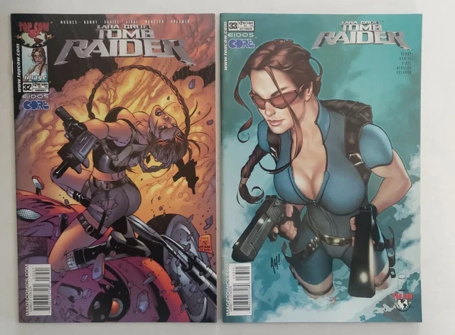 Tomb Raider #32 Tony Daniel Cover #33 Adam Hughes CoverImage Comics Lara Croft