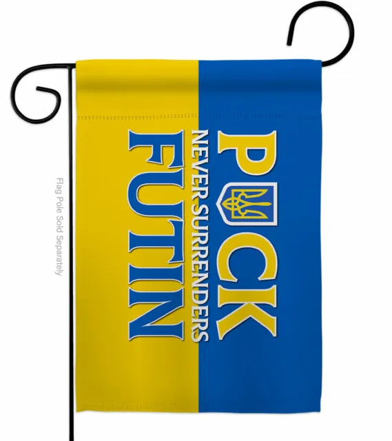 Puck Futin Garden Flag Support Cause Decorative Gift Yard House Banner