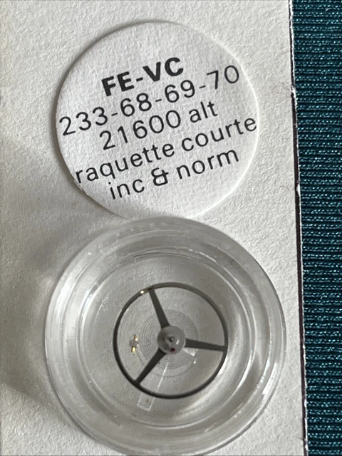 Balancier de montre FE 163 6¾ 8 [NOS] (Balance Complete