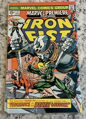 Iron Fist 21 GORGEOUS VF+ 1st Appearance of Misty Knight Marvel Comic