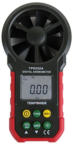 Digital Anemometer Wind Speed Air Velocity Meter, Air Flow M...