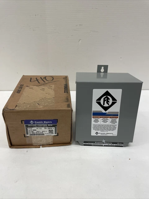 FRANKLIN ELECTRIC 2823018310, Deluxe Submersible Motor Control Box 2HP ...