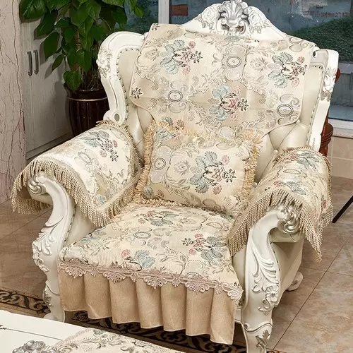 Luxury Embroidery Backrest Towel Tapestry Sofa Covers Tassel Non-slip Blanket