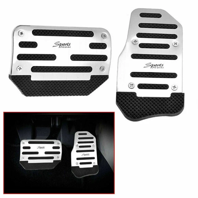 Pedale Pedale Auto Durevole Decorazione Automatica Manuale Universale Lega Alluminio + PVC