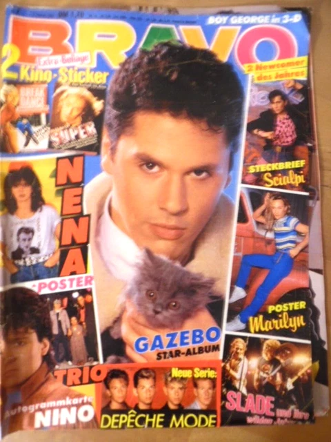 BRAVO  7-1984 D Gazebo Alan Wilder SLADE Breakdance Nena Boy George Scialpi Nino