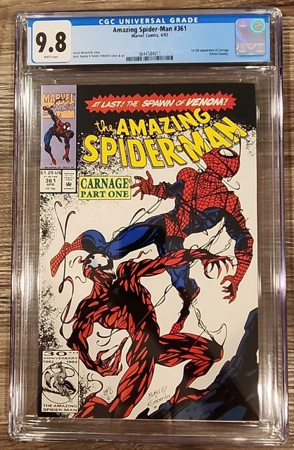 Amazing Spider-Man #361 CGC 9.8 WP