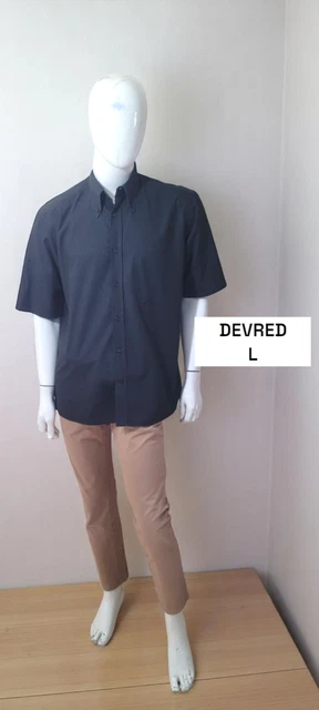 Chemise Homme Devred Manches Courtes Blanche – Taille XXL – Coton/Lin – Occasion Très Bon état