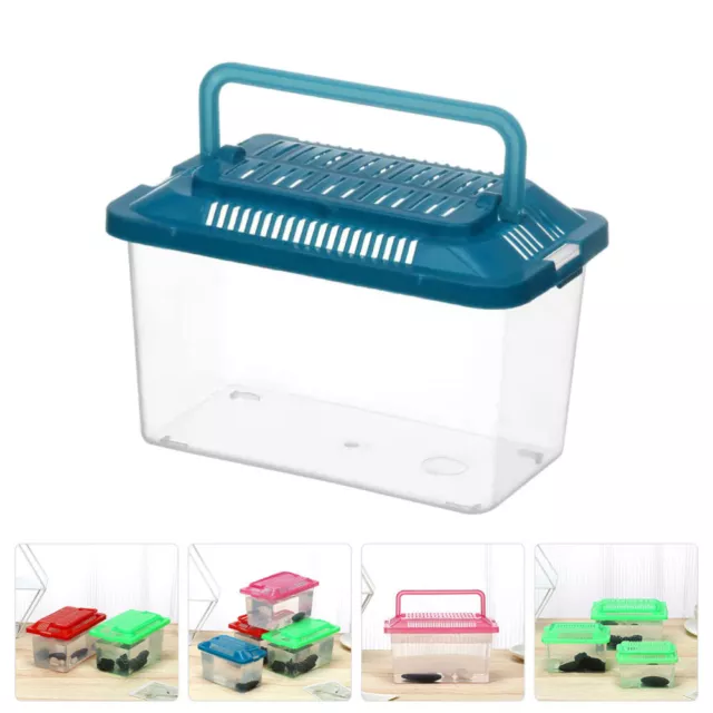 Portable Fish Tank Small Critters and Creatures Plastic Turtle Aquarium