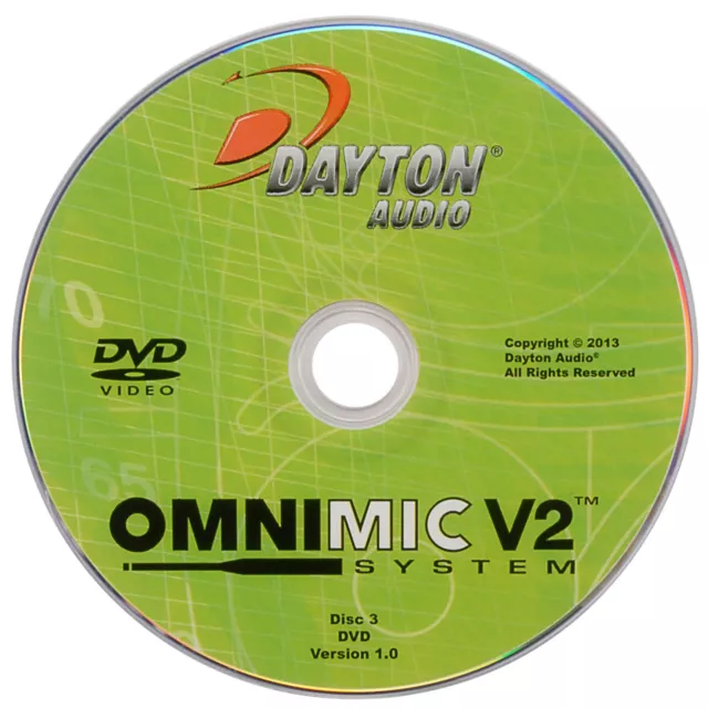 Dayton Audio OMDVD Test DVD for OmniMic V2 System Ver 1