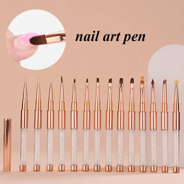Arte en uñas cepillo diseño de puntos pintura dibujo esmalte pluma manicura herramienta de decoración