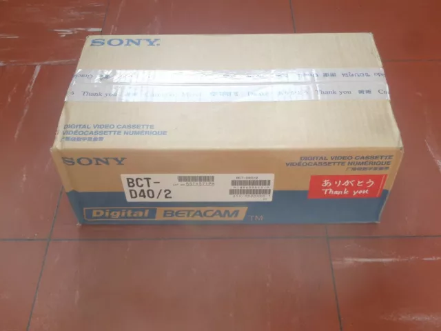 10 Cassette Vierge Digital Betacam SONY BCT-D40 - K7 40min Neuf