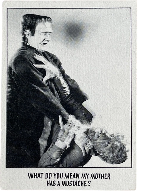 1973 Frankensteins Monster Wolf man Creature Feature You’ll Die Laughing #31 B/W
