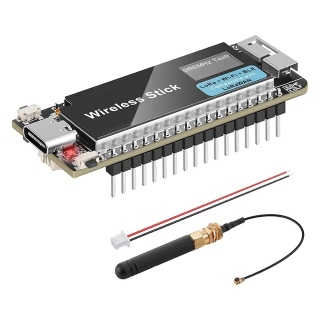 APKLVSR LoRa ESP32 V3 - Placa de desarrollo con batería de 3000 mAh, módulo Meshtastic LoRa