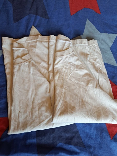 Pair Of Plain White Tshirts  George  12 - 13 Years