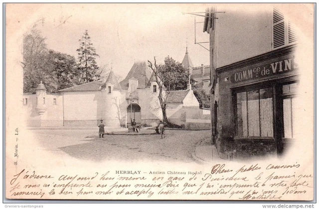 95 HERBLAY - vue sur l'ancien CHATEAU feodal