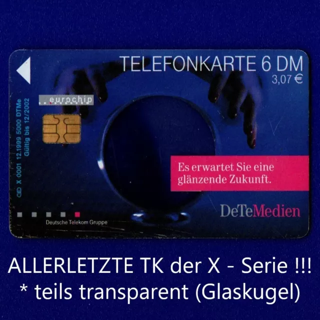 🙂 X 01 1999 ** PIENO!!!! DeTeMedien ""nel prossimo millennio"" SCHEDA TELEFONICA