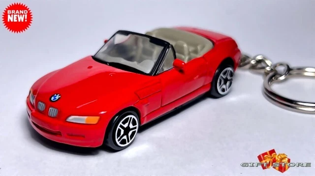 Rare Nice Key Chain Ring Red Bmw Z3 Convertible Roadster Custom Limited Edition