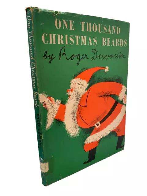 One Thousand Christmas Beards by Roger Duvoisin 1975 - HB DJ - 1st UK Edition