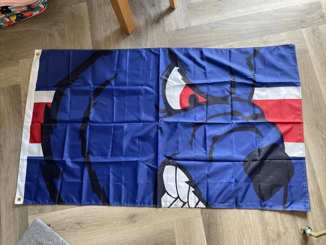 GLASGOW RANGERS UNION Bears Flag 5ft by 3ft - Shirt Scarf Badge Poster ...