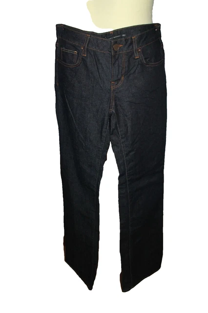 Pantalon Jean Large ZARA Noir - Motif Sirènes Et Coquillages Blanc - Taille 40 - Neuf Avec étiquettes