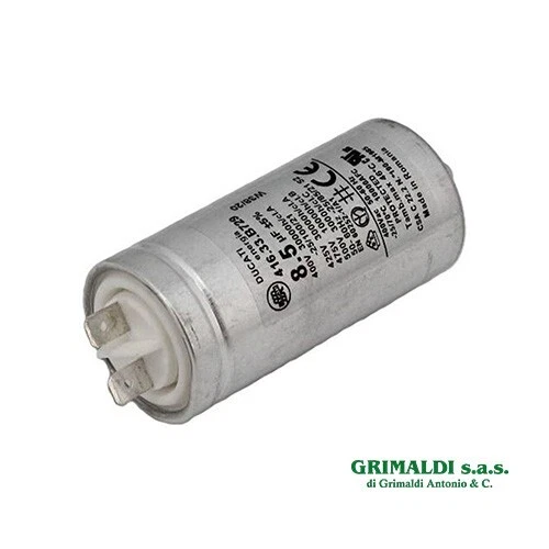 Condensatore Di Avviamento 8,5 μF 450 V - Per Asciugatrice Whirlpool/Indesit, 73x35 Mm - Foto 6