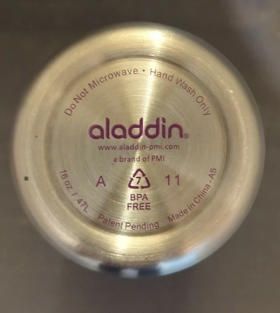 Purple Aladdin Insulated Travel Mug 16 oz Stainless Steel Bottom 5
