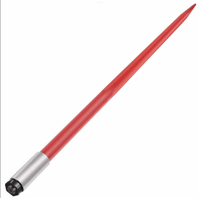 VEVOR 49" Square Hay Bale Spear 4500 lbs Capacity Spike Fork Tine for Tractors
