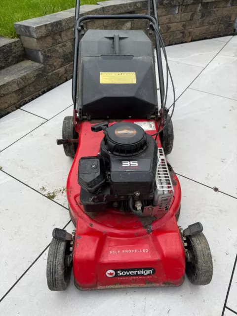 Sovereign 35 lawn mower hotsell