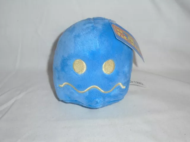 Bandai Namco Ms. Pac-Man Blue Ghost Plush Toy 4" (Toy Factory, 2019) NWT