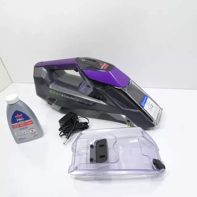 BISSELL 2054 Pet Stain Eraser Portable Carpet Cleaner Vacuum Cordless W Charger