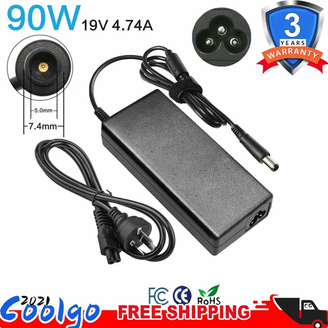 Ac Adapter Charger Power For Hp Pavilion Dv4 Dv5 Dv6 Dv7 G6 G7 19V 4.74A 90W