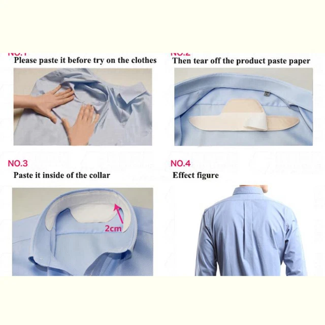 Abito per ascelle inserto colletto autoadesivo camicia tradizionale protezione collo