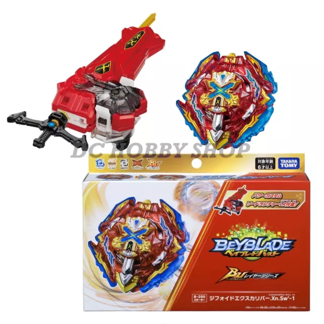 Takara Tomy Beyblade Burst BU Starter B-200 Xiphoid Xcalibur.Xn.Sw' -1 b200