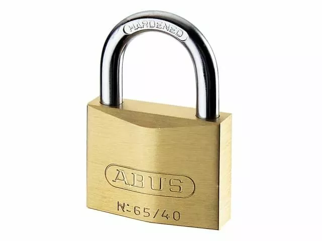 ABUS Mechanical - Cadenas principal en laiton de 65 / 50mm à clé MK65501