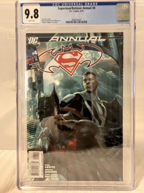 Superman/Batman Annual #4 CGC 9.8 (2010) 1st Batman Beyond Not in DC Animated