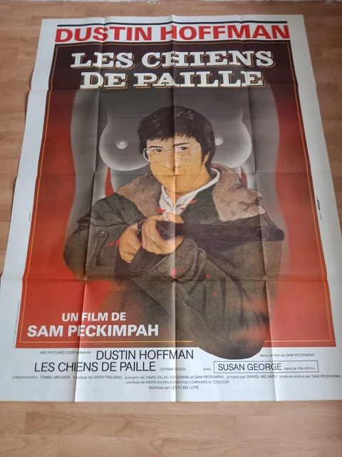 affiche du film "Les chiens de paille"avec Dustin Hoffman(1971)Straw Dogs120x160