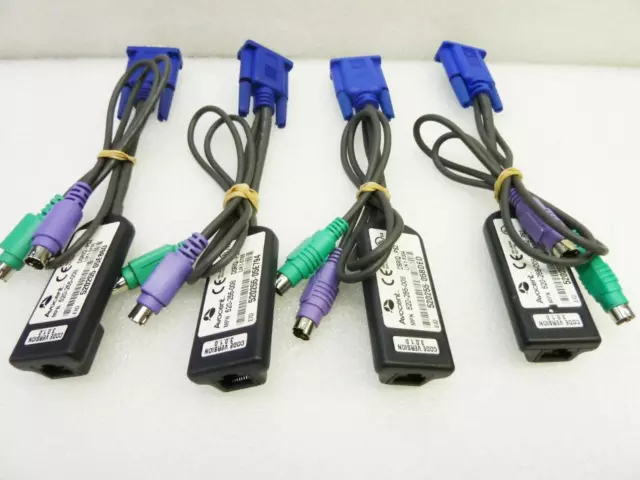 Lot of 4 Avocent Server Interface Module | 520-255-008 | DSRIQ-PS2 | FREE S/H
