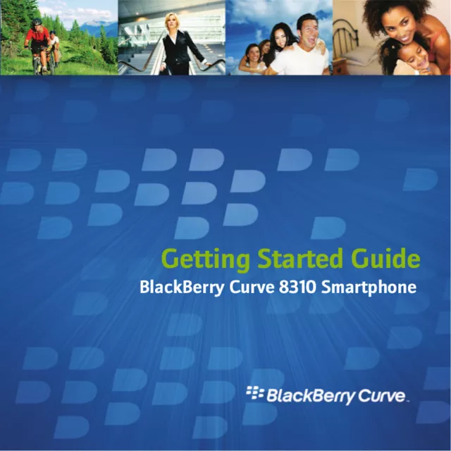 Genuine Blackberry Curve 8310 Manual & CD Software NEW