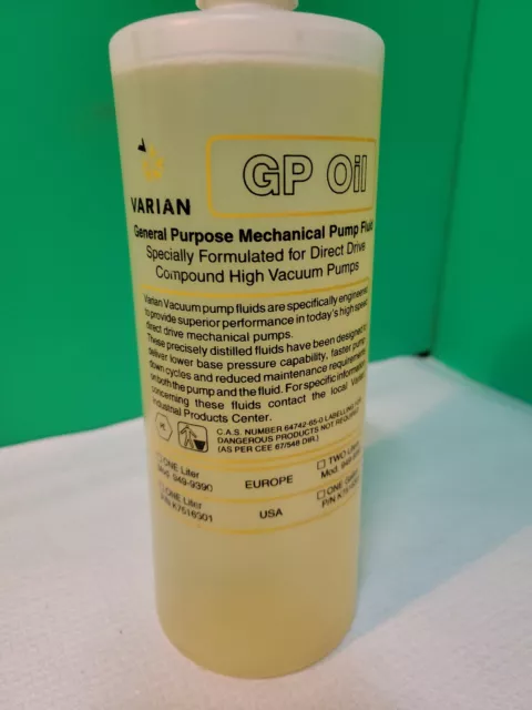 VARIAN GP Vacuum pump oil ~Specifically engineered for Superior Performance 1L