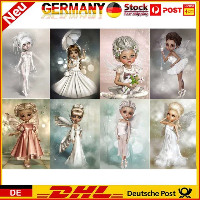 Diamond Painting Cartoon Ugly Girl 5D DIY Full Drill Round Rhinestone Home Decor