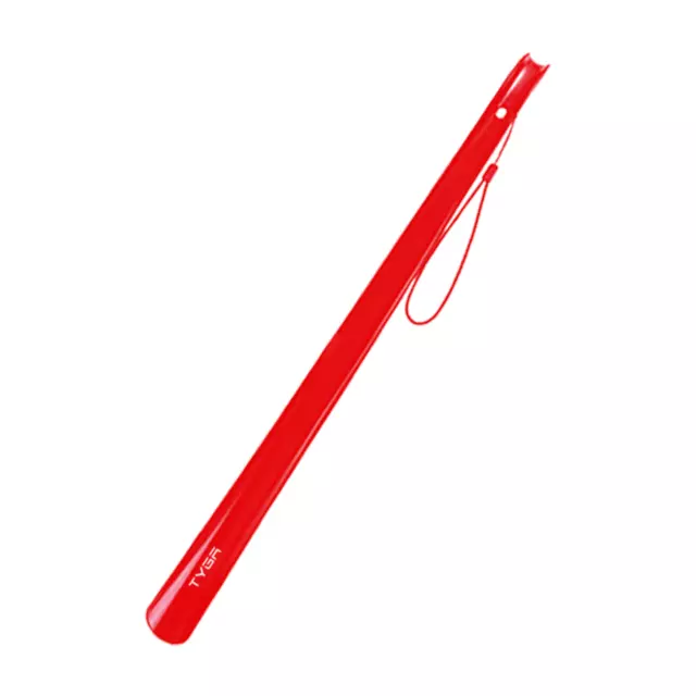 TYGA STORE Shoe Horn Extra Long Handled 23 inches, 58cm Comfortable (Red, 1)