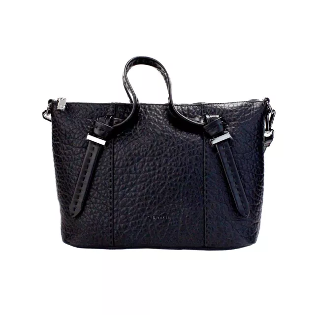 Olmia knotted handle discount small leather tote bag