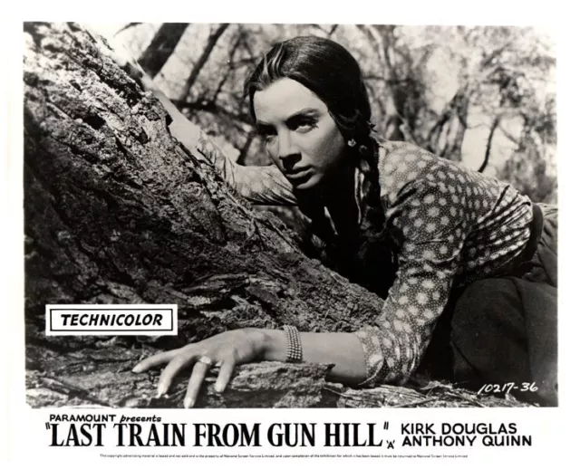 Last Train From Gun Hill Original Lobby Card 1959 Ziva Rodann