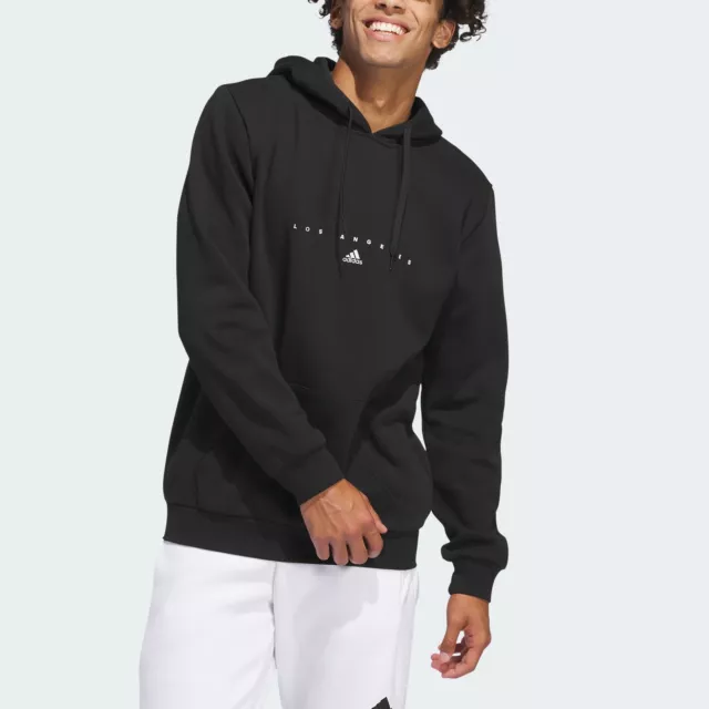 adidas men LA Graphic Hoodie