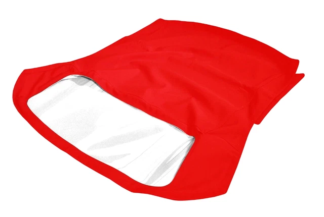 Fits Fiat 124 Spider, 2000  CS2 1979-1982 Convertible Soft Top REDCanvas Cloth